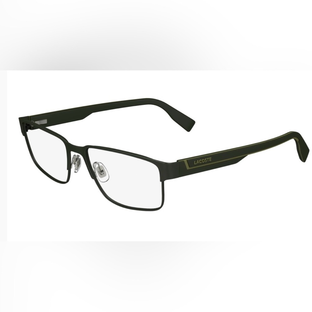 Lacoste Men's Matte Khaki Green Glasses (NWT)